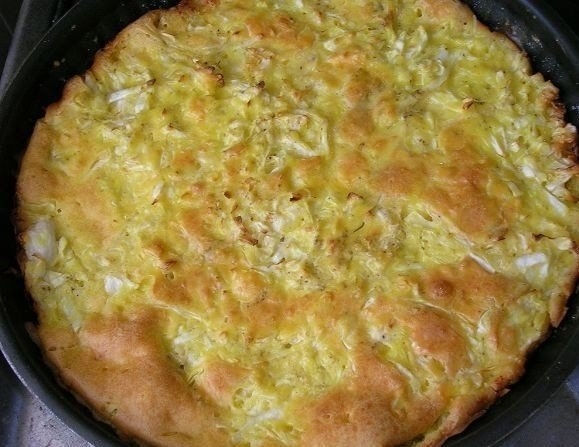 Фото к рецепту: Капустный пирог для ленивых