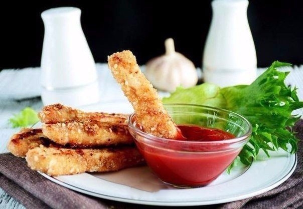 Фото к рецепту: ХРУСТЯЩИЕ КУРИНЫЕ ПАЛЬЧИКИ Фото к рецепту: ХРУСТЯЩИЕ КУРИНЫЕ ПАЛЬЧИКИ