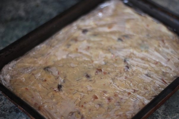Банановые бурфи с орехами, курагой и изюмом Банановые бурфи с орехами, курагой и изюмом