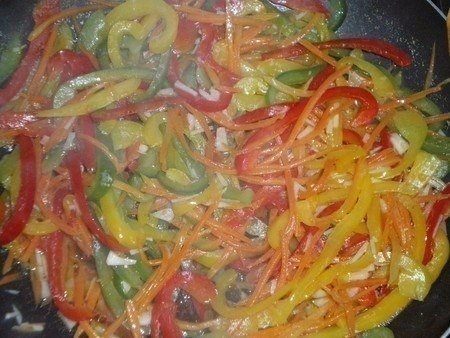 Салат Фунчоза с овощами Салат Фунчоза с овощами