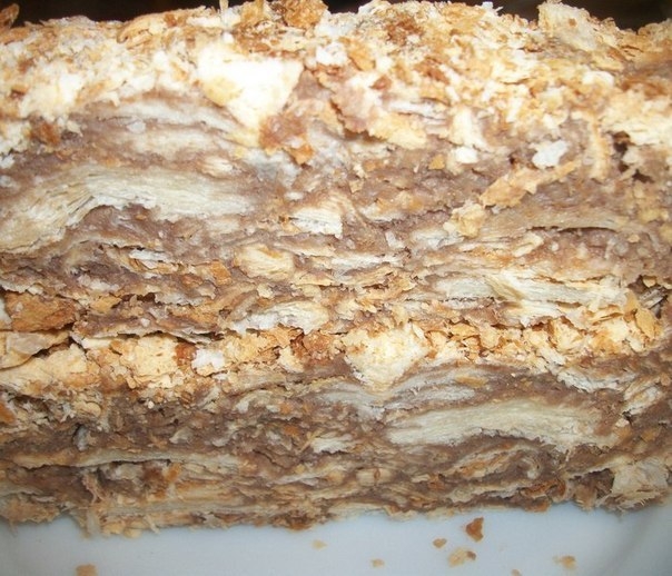 Оригинальный торт Наполеон (за пол часа)