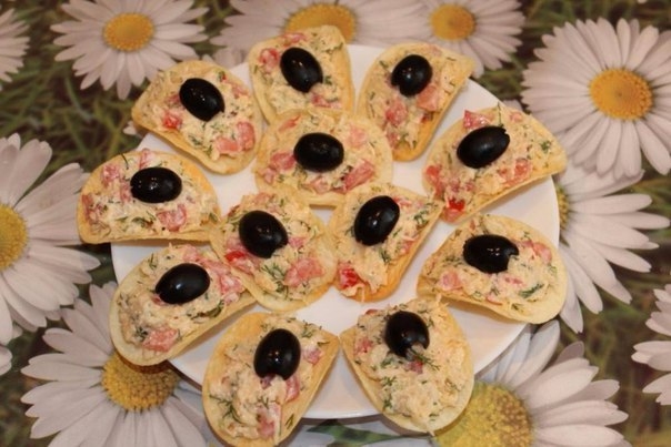 Закуска на чипсах Закуска на чипсах