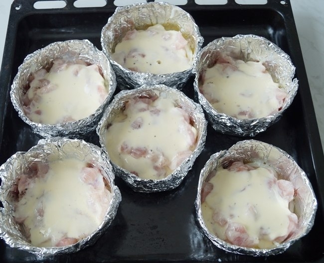 Куриное филе Сюрприз , запечённое в фольге Куриное филе Сюрприз , запечённое в фольге