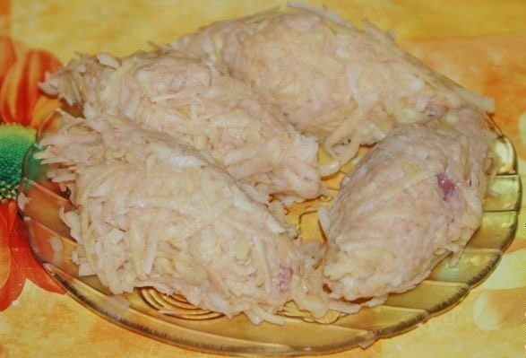 Картофельные зразы с мясным фаршем Картофельные зразы с мясным фаршем