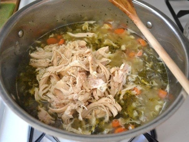 Куриный суп с лапшой Куриный суп с лапшой
