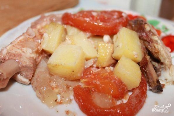 Рагу со свиными ребрами Рагу со свиными ребрами