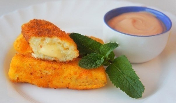 Картофельные палочки с сыром Картофельные палочки с сыром