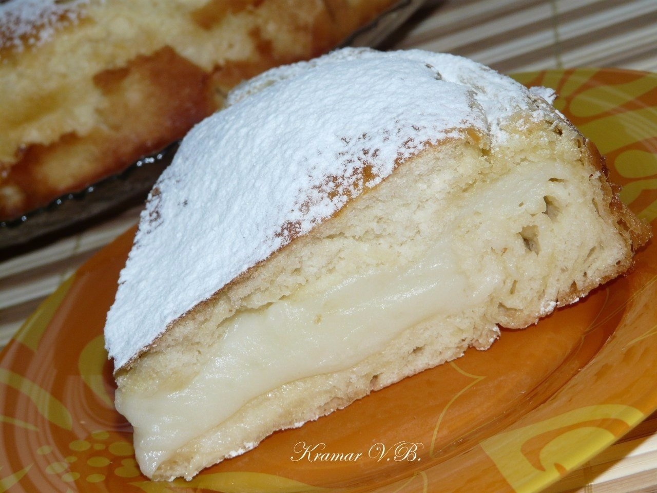 Фытыр по-египетски (слоеный пирог с заварным кремом)