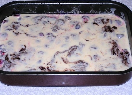 Брауни с творогом и вишней Брауни с творогом и вишней