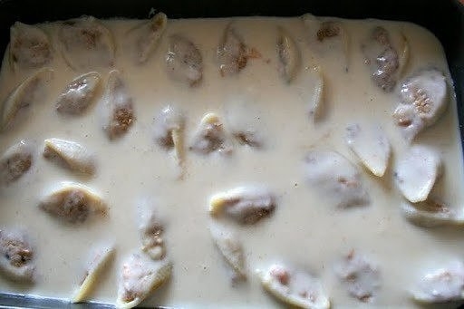 Ракушки фаршированные. Ракушки фаршированные.