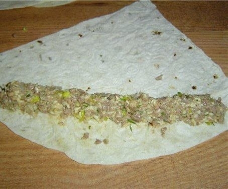 Горячая закуска из лаваша Горячая закуска из лаваша