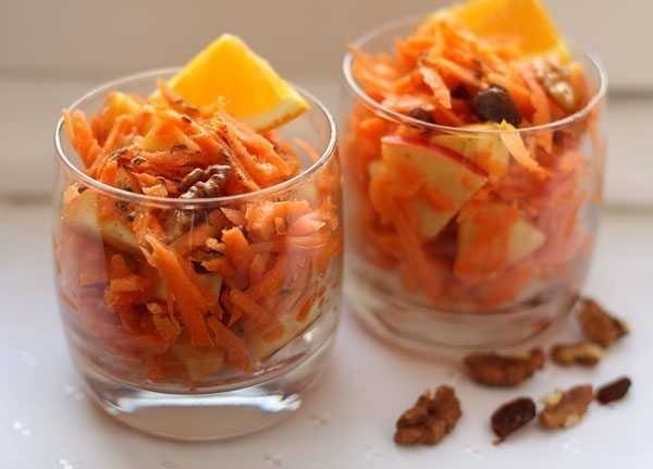Сладкий салат из моркови. Сладкий салат из моркови.