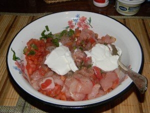 Курица в перце Курица в перце