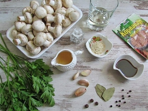 Шампиньоны по-корейски. Шампиньоны по-корейски.