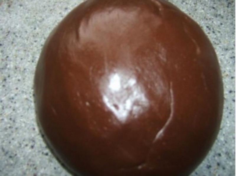Шоколадная мастика из маршмелоу