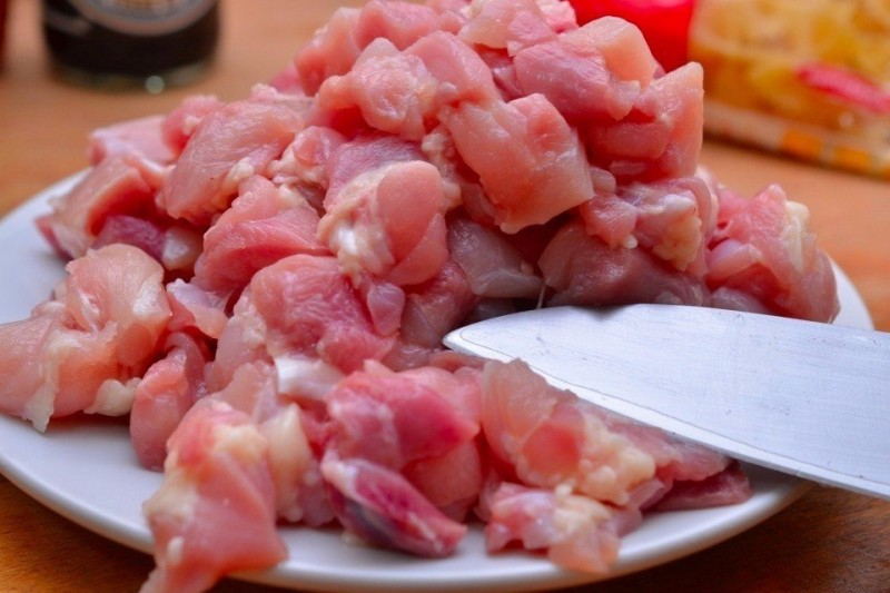 Фарфалле с курицей и мёдом Фарфалле с курицей и мёдом
