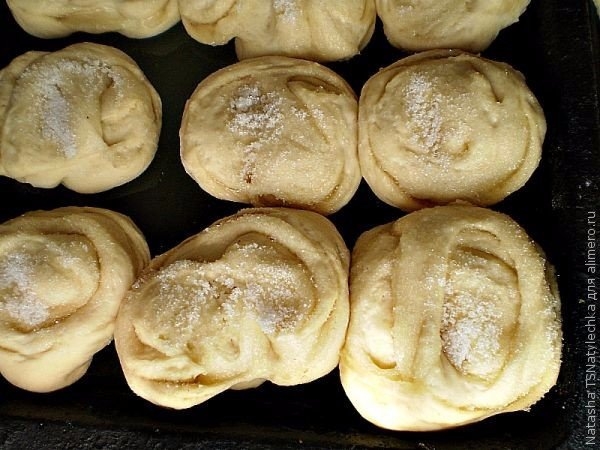 Пышные сахарные булочки Пышные сахарные булочки