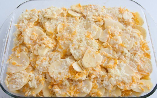 Картофель, запеченный с сыром Картофель, запеченный с сыром