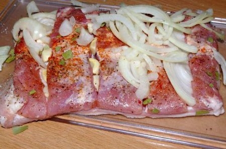Грудинка лукочесночная Грудинка лукочесночная