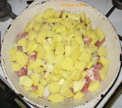 Тушеное мясо под сыром Тушеное мясо под сыром