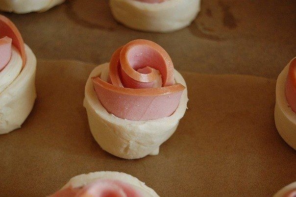 Колбасные розочки Колбасные розочки