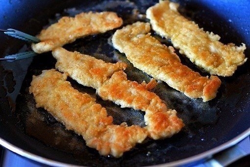 Хрустящие куриные палочки Хрустящие куриные палочки