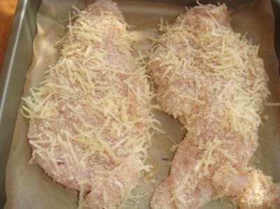 Куриное филе в пармезане Куриное филе в пармезане