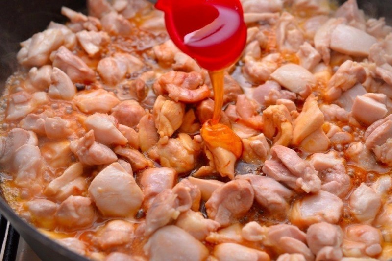 Фарфалле с курицей и мёдом Фарфалле с курицей и мёдом