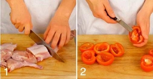 Тушеный кролик в красном вине Тушеный кролик в красном вине