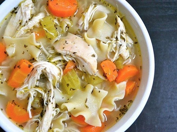 Куриный суп с лапшой Куриный суп с лапшой