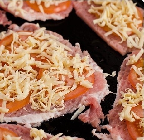 Мясо по-купечески с грибами Мясо по-купечески с грибами