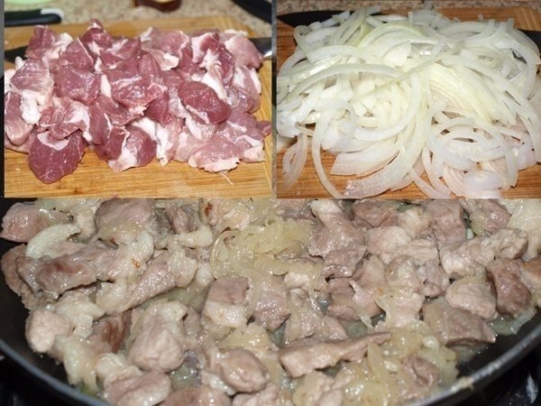 Лодочки из слоеного теста с картофелем, мясом и огурчиками Лодочки из слоеного теста с картофелем, мясом и огурчиками