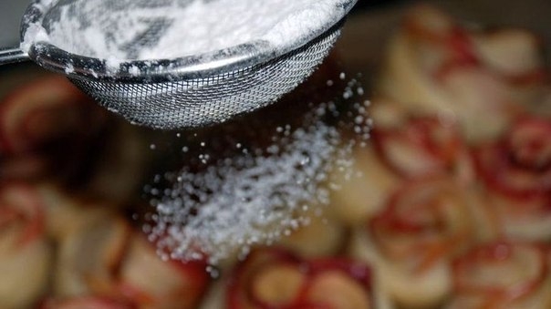 Розы из яблок Розы из яблок