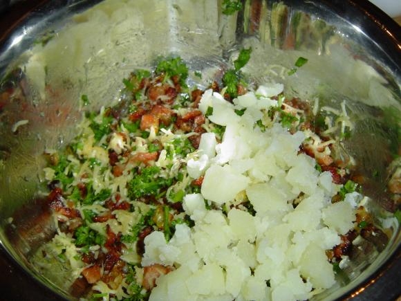 Картофель с начинкой. Картофель с начинкой.