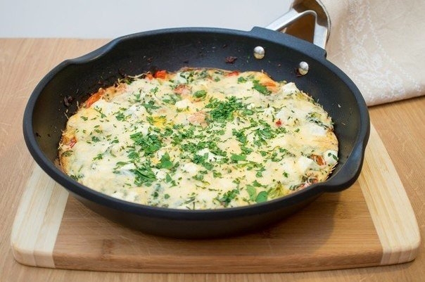 Фриттата с овощами и сыром Фриттата с овощами и сыром