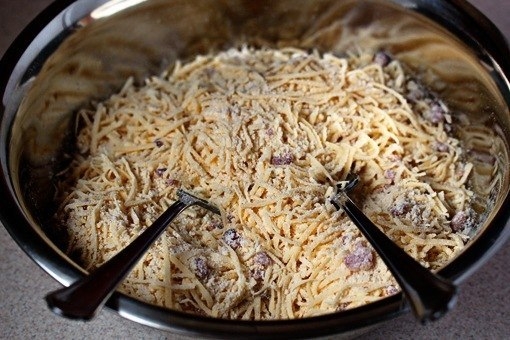 Печенье с беконом и сыром Печенье с беконом и сыром