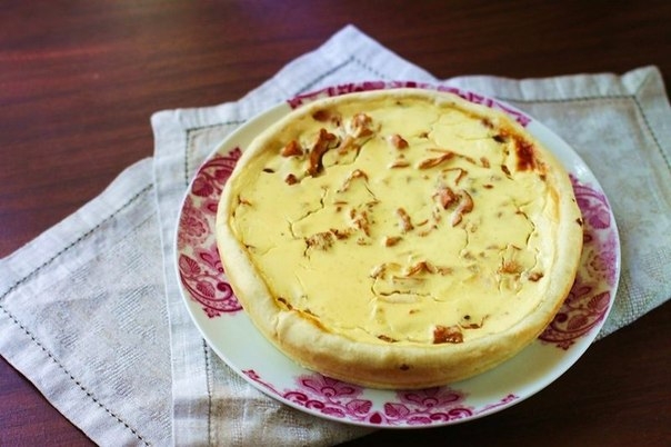 Пирог с лисичками Пирог с лисичками