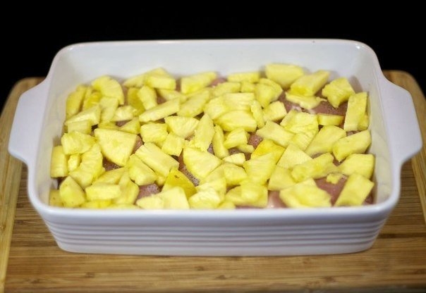 Курица с бананом и ананасом Курица с бананом и ананасом
