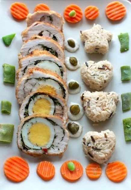 Куриные биточки с яйцом Куриные биточки с яйцом