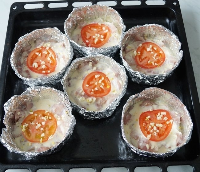 Куриное филе Сюрприз , запечённое в фольге Куриное филе Сюрприз , запечённое в фольге