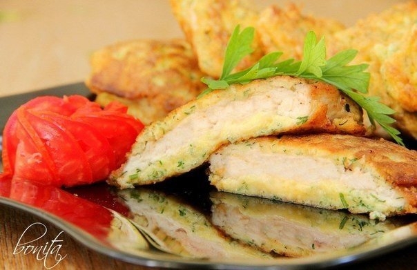Куриные отбивные с сыром Куриные отбивные с сыром