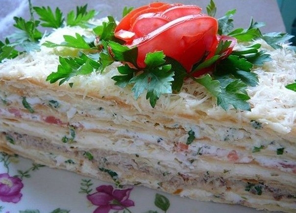 Торт Закусочный Hаполеон Торт Закусочный Hаполеон