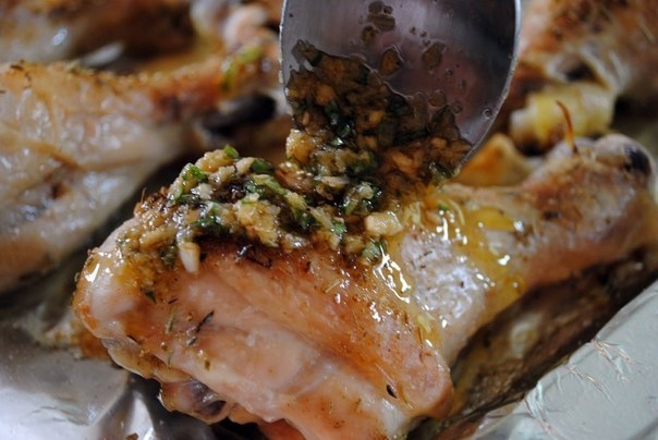 Куриные ножки с пармезаном и чесноком Куриные ножки с пармезаном и чесноком