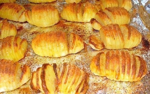 Картофель с сыром по-шведски Картофель с сыром по-шведски