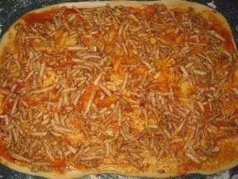 Булочки с яблоком из быстрого теста Булочки с яблоком из быстрого теста
