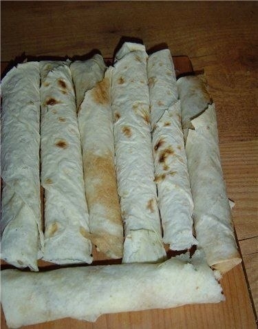 Горячая закуска из лаваша Горячая закуска из лаваша