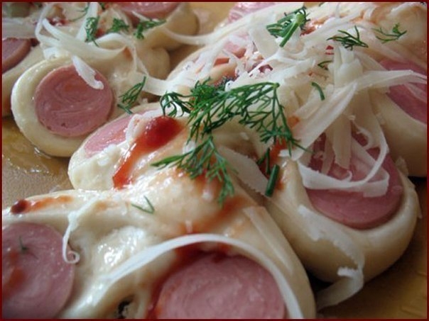 Булочки Гусенички Булочки Гусенички