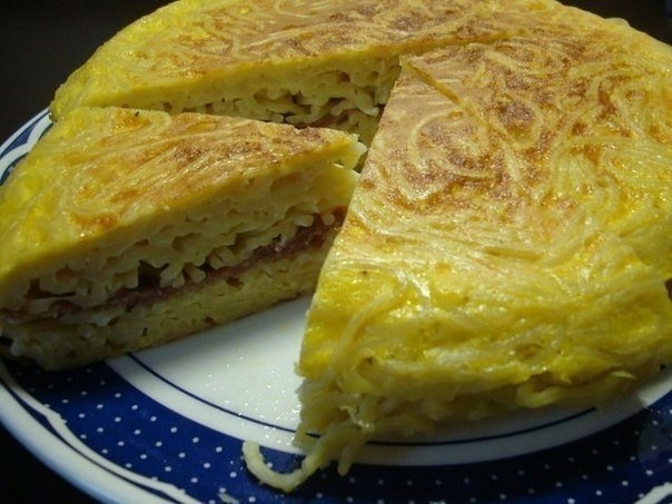 Омлет с макаронами / Frittata di spaghetti Омлет с макаронами / Frittata di spaghetti
