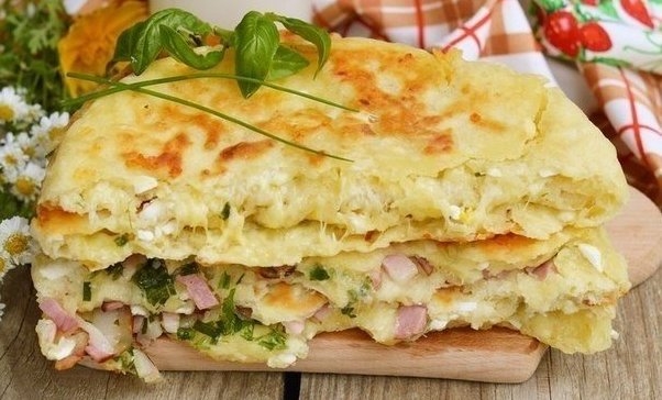 Сырные лепешки с разными начинками Сырные лепешки с разными начинками