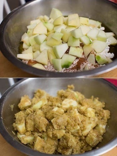 Яблочный пирог-крошка Яблочный пирог-крошка